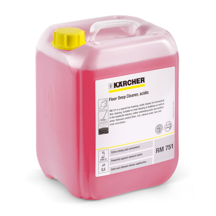 Средство для чистки полов на основе кислоты Karcher RM 751 ASF, 10 л