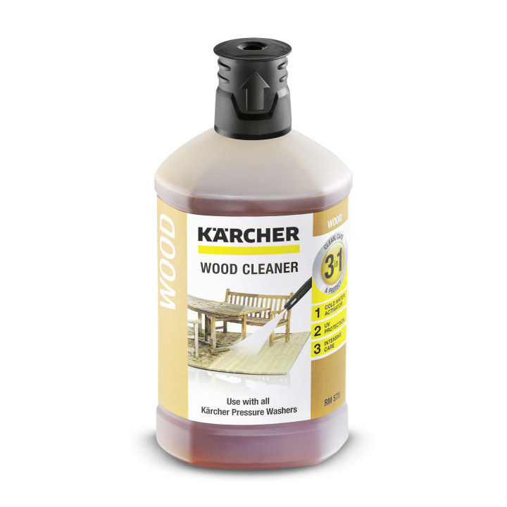 Средство для чистки древесины Karcher 3 в 1, 1 л.