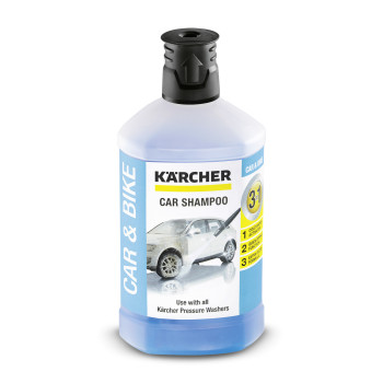 Автошампунь Karcher Plug & Clean 3 в 1 1 л