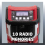 Радио AM/FM аккумуляторное Einhell TE-CR 18 Li-solo