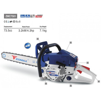 Бензопила ZOMAX 7501
