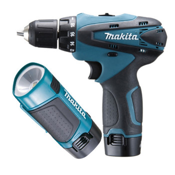 Аккумуляторный шуруповерт MAKITA DF330DWLE