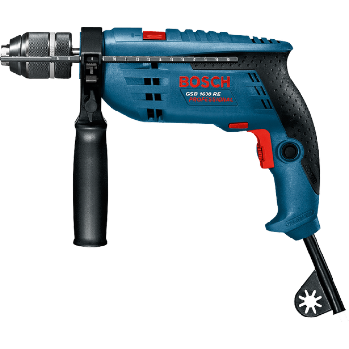 Дрель ударная Bosch GSB 1600 RE