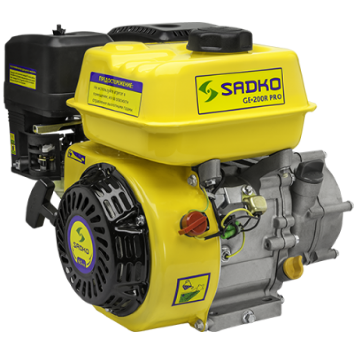 Двигатель бензиновый Sadko GE-200R PRO