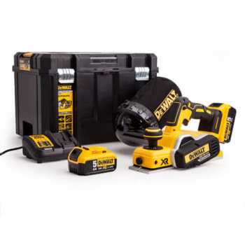 Аккумуляторный рубанок DeWALT DCP580P2