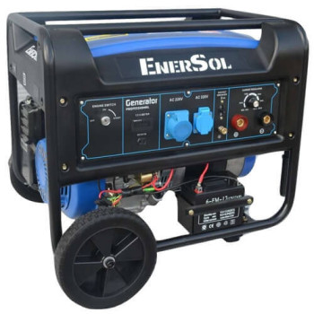 Бензиновый сварочный генератор однофазный EnerSol SWG-7E