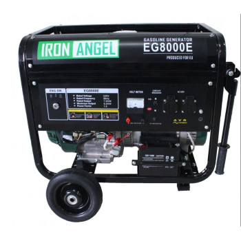 Генератор IRON ANGEL EG 8000 E(бензин)