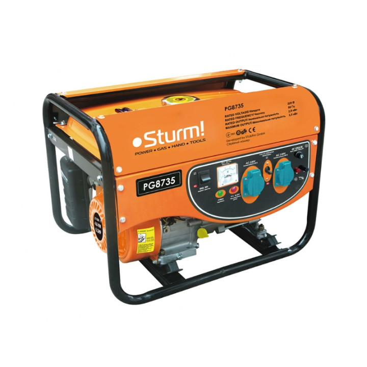 Генератор бензиновый Sturm PG8735, 3500 Вт