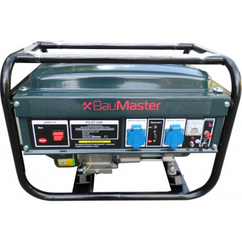 Генератор бензиновый 2400 Вт BauMaster PG-87124X