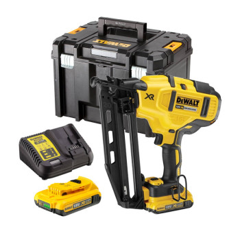 Аккумуляторный гвоздезабиватель FLEXVOLT 18В 2Ач диаметр гвоздя 1.6мм DeWALT DCN660D2