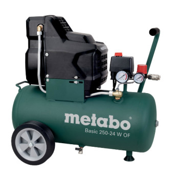 Компрессор поршневой безмасляный Metabo Basic 250-24 W OF