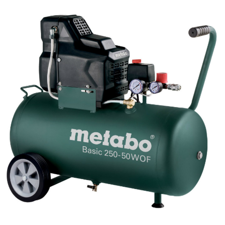 Компрессор поршневой безмасляный Metabo Basic 250-50 W OF