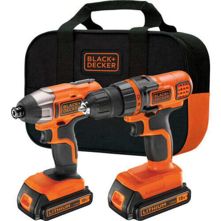 Набор из двух электроинструментов BLACK+DECKER BDCDDIM18B