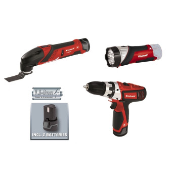 Набор шуруповерт+реноватор+фонарик Einhell Expert TE-TK 12 Li