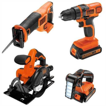 Набор из четырех электроинструментов BLACK+DECKER BDC4KITB