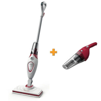 Паровая щетка + подарок аккумуляторный пылесос BLACK+DECKER BDS1616R+NVB115WA