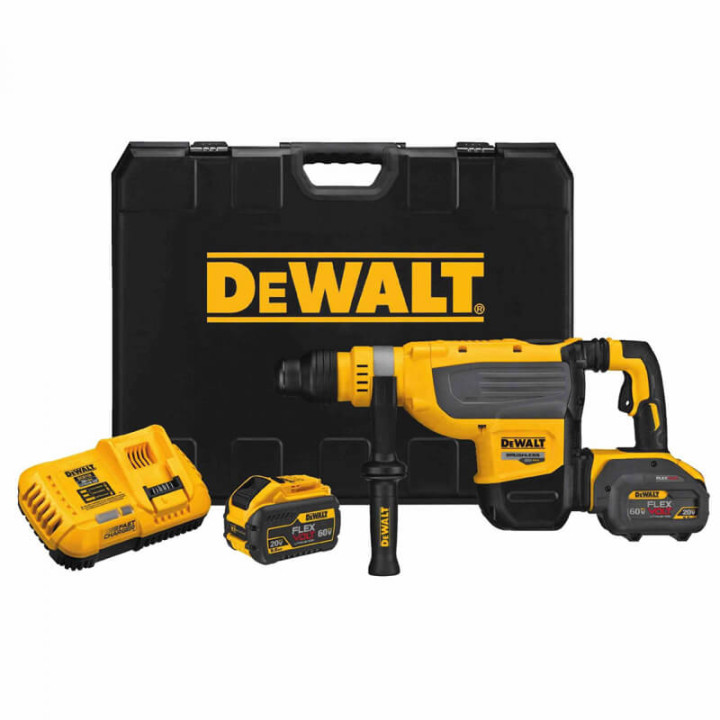 Перфоратор аккумуляторный 54В FlexVolt SDS-MAX DeWALT DCH733X2