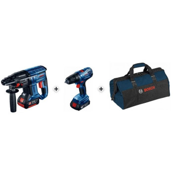 Аккумуляторный перфоратор Bosch GBH 180 Li + шуруповерт Bosch GSR 180 Li