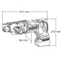 Аккумуляторный перфоратор MAKITA DHR241RFJ