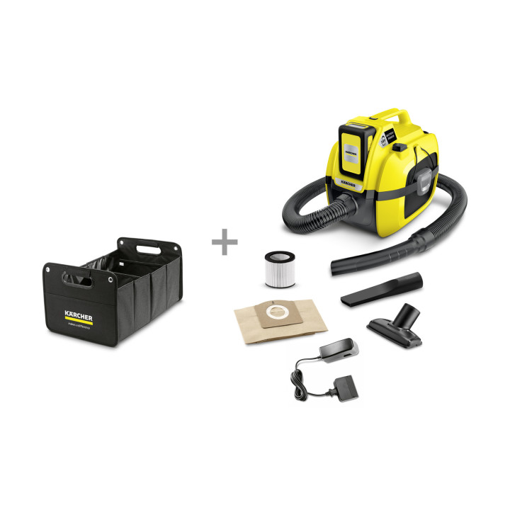 Аккумуляторный пылесос Karcher WD 1 Compact Battery Set