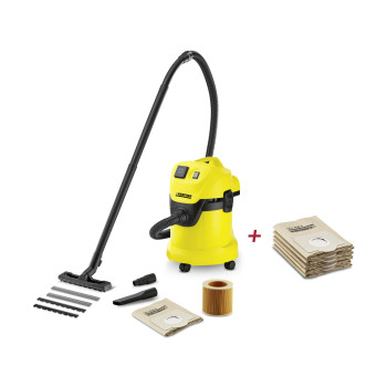 Хозяйственный пылесос Karcher WD 3 P + упаковка мешков