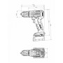 Аккумуляторный ударный шуруповерт Metabo SB 12 BL LiHD 2x4.0 Ач