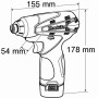 Аккумуляторный ударный шуруповерт MAKITA TD090DWE