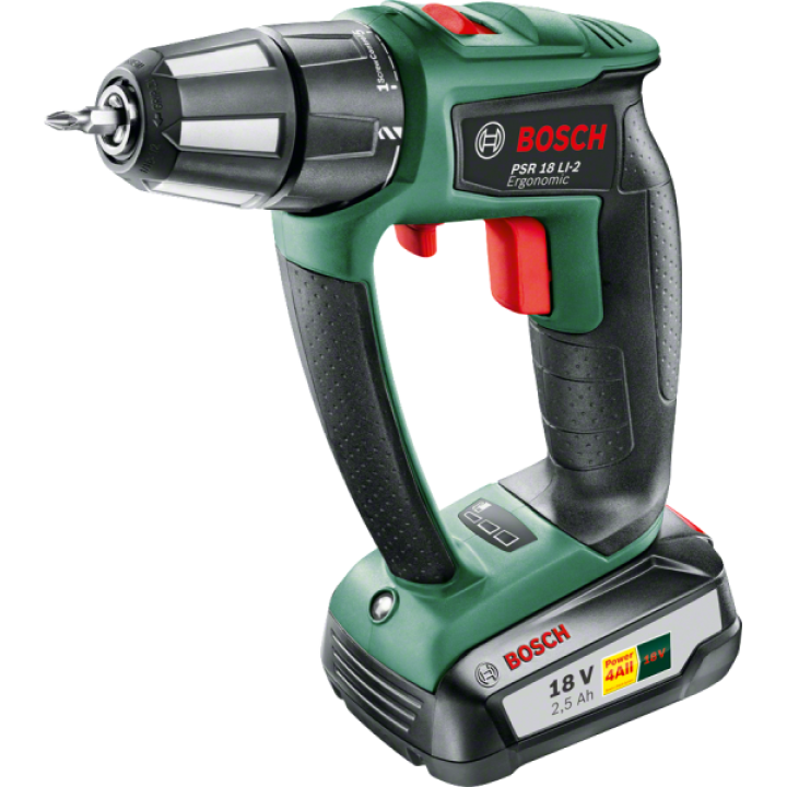 Аккумуляторный шуруповерт Bosch PSR 18 LI-2 Ergonomic