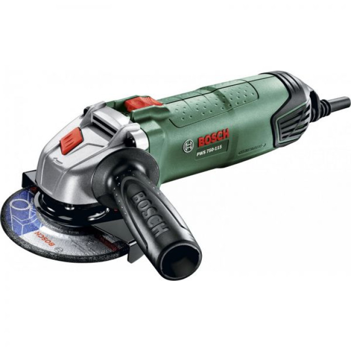 Болгарка Bosch PWS 750-125 в кейсе