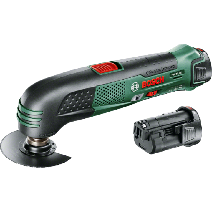Аккумуляторный универсальный резак Bosch PMF 10,8 LI (2 АКБ)