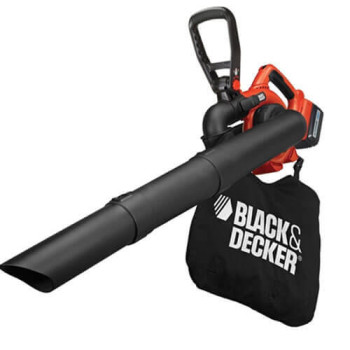 Аккумуляторный садовый пылесос с измельчителем BLACK+DECKER GWC3600L20